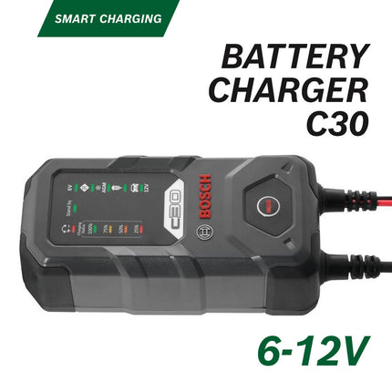 Bosch Battery Charger C30, 6 & 12V