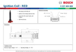 Ignition Coil - Red
