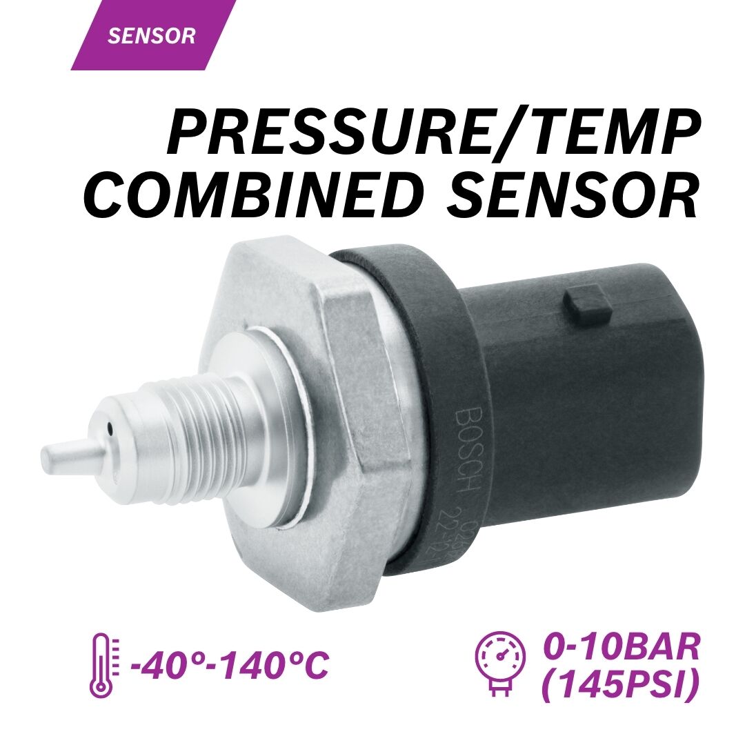 Bosch Liquid Pressure/Temp combined Sensor, 10 bar & 140 deg C