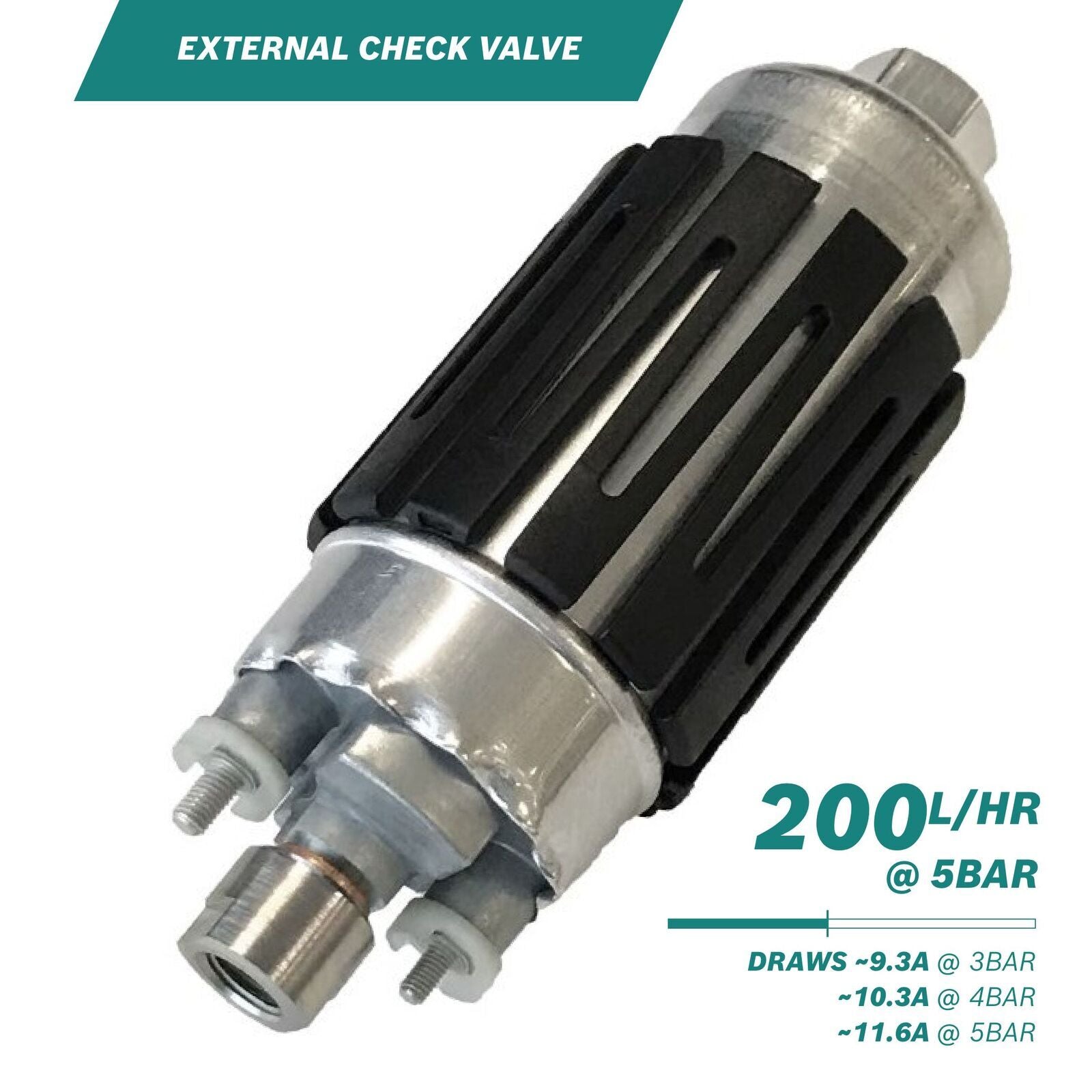 Bosch >200l/h @5bar In-line Fuel Pump