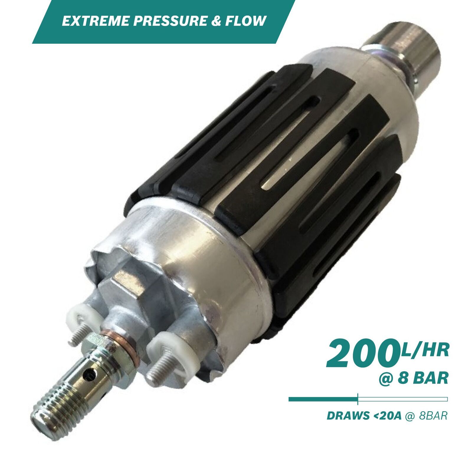 Bosch >200l/h @8bar In-line Fuel Pump