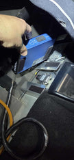 Connecting a diagnostic tool to the Bosch Motorsport M5 ABS installation in a Lotus Exige S V6