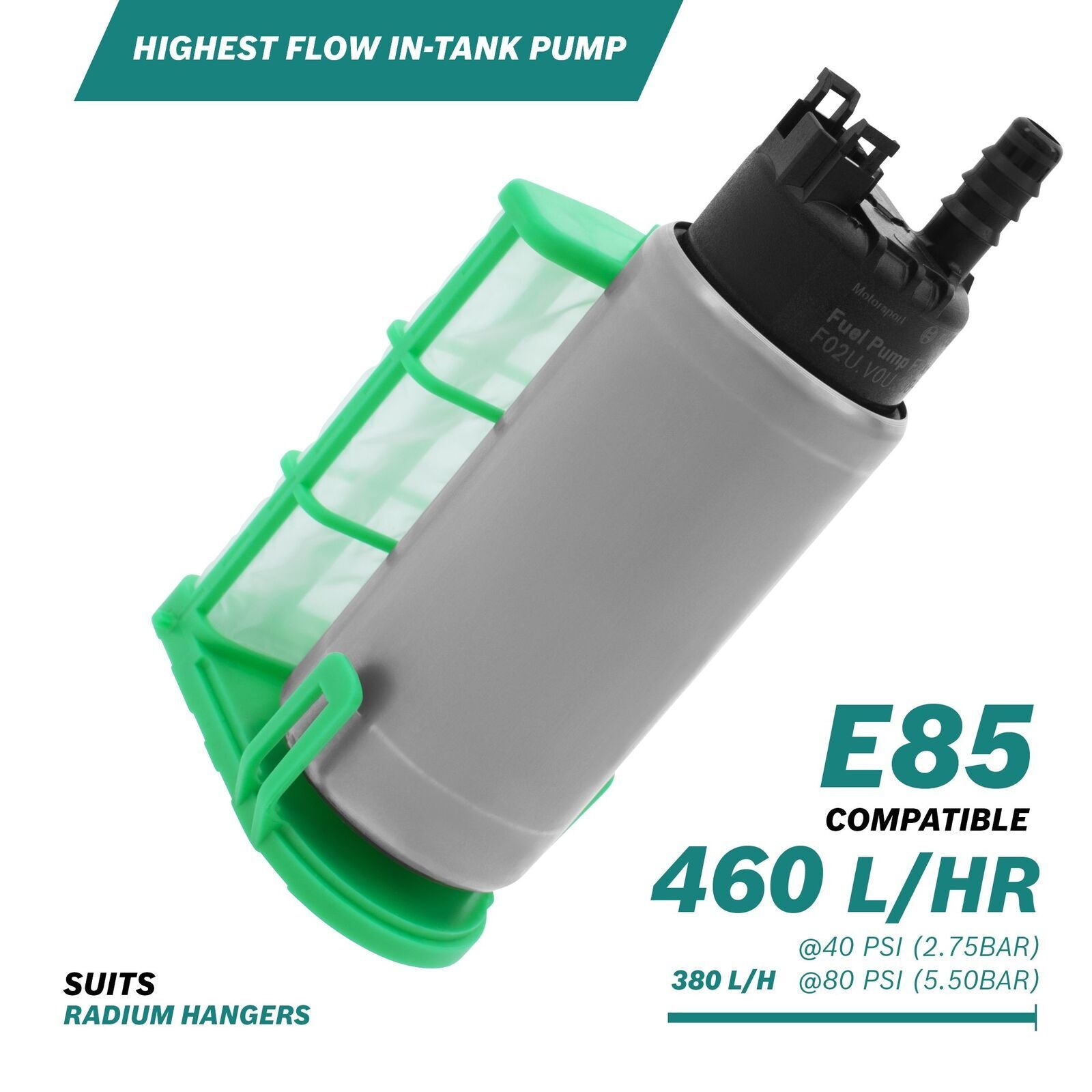 Bosch FPx-HF - In-tank Fuel Pump.  Up to 540 l/h (BR540)