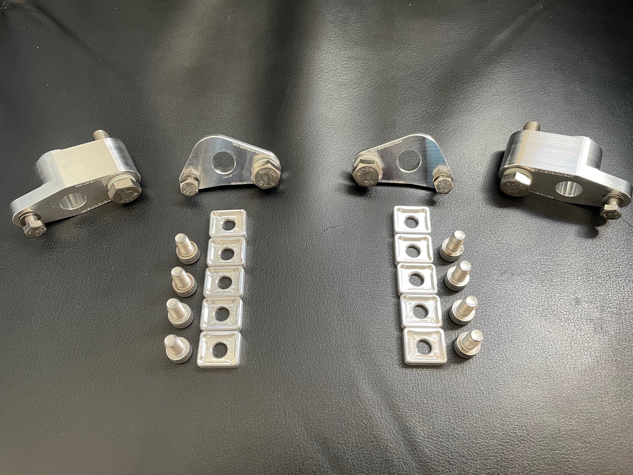 909 Motorsport billet wheel speed sensor mounts and spacer plates for the Subaru WRX GD ABS M5 kit