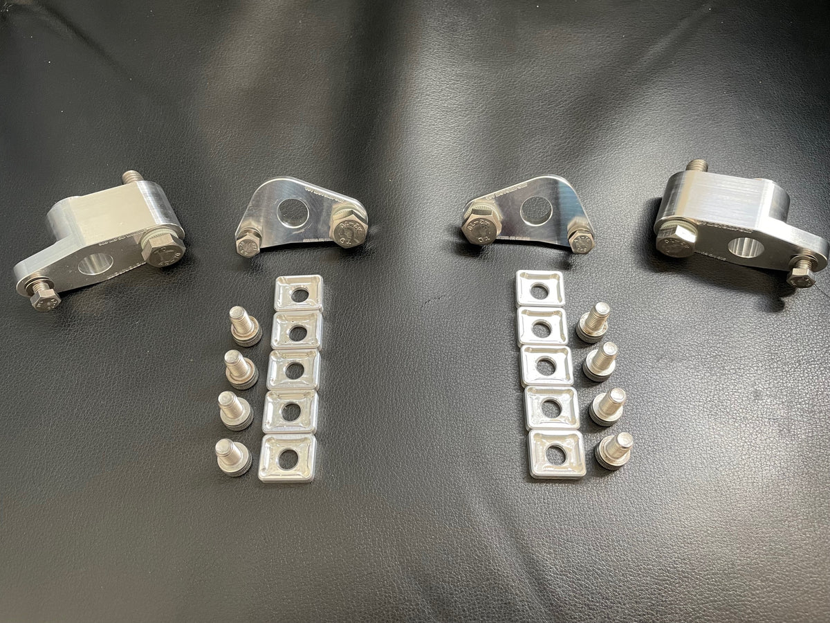 909 Motorsport billet wheel speed sensor mounts and spacer plates for the Subaru WRX GD ABS M5 kit