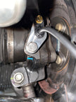 909 Motorsport billet wheel speed sensor mount and Bosch DF11 sensor at the EVO 7-9 hub